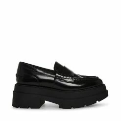 STEVEMADDEN GAVEN BLACK LEATHER Women's Shoes