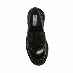STEVEMADDEN GAVEN BLACK LEATHER Women's Shoes