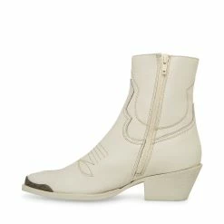 STEVEMADDEN GREYSON BONE LEATHER Women's Shoes