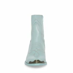 STEVEMADDEN Women's Shoes GREYSON BABY BLUE LEATHER