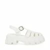STEVEMADDEN Women's Shoes ECHO WHITE