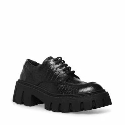 STEVEMADDEN HADLEY BLACK CROCODILE
