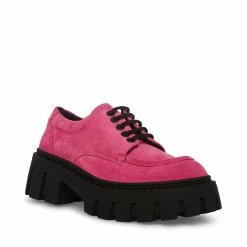 STEVEMADDEN Women's Shoes HADLEY PINK SUEDE