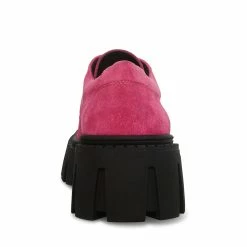 STEVEMADDEN Women's Shoes HADLEY PINK SUEDE
