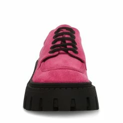 STEVEMADDEN Women's Shoes HADLEY PINK SUEDE