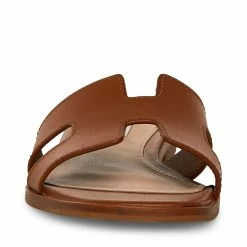STEVEMADDEN HADYN COGNAC LEATHER Women's Shoes