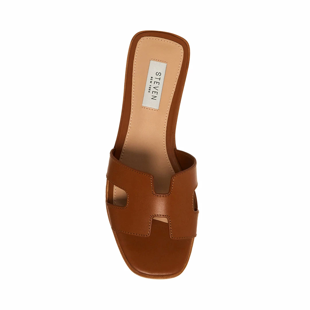 STEVEMADDEN HADYN COGNAC LEATHER Women's Shoes