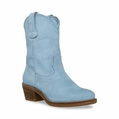 STEVEMADDEN HARMONY BLUE NUBUCK