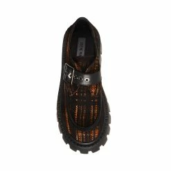 STEVEMADDEN HENNA BROWN PLAID