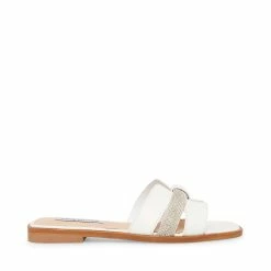 STEVEMADDEN HOLLI WHITE LEATHER Women's Shoes