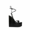 STEVEMADDEN ISLA BLACK METALLIC Women's Shoes