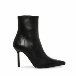 STEVEMADDEN Women's Shoes IYANNA BLACK LEATHER