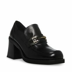 SteveMadden JADINE BLACK LEATHER
