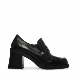 SteveMadden JADINE BLACK LEATHER