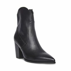 SteveMadden JANETTA BLACK LEATHER