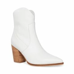 SteveMadden JANETTA WHITE LEATHER