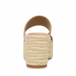 STEVEMADDEN Women's Shoes JANE TAUPE SUEDE