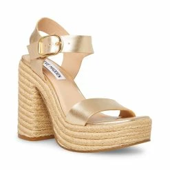 STEVEMADDEN JANICE GOLD Women's Shoes