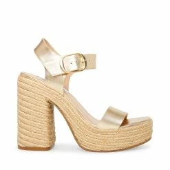 STEVEMADDEN JANICE GOLD Women's Shoes