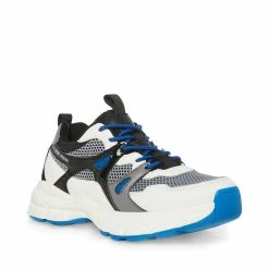 SteveMadden Men's JAXON GREY/BLUE