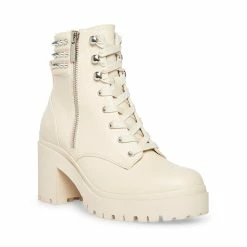 SteveMadden JAYDIN BONE LEATHER Women's Shoes