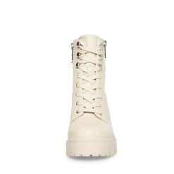 SteveMadden JAYDIN BONE LEATHER Women's Shoes