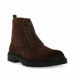 STEVEMADDEN JESSEE BROWN SUEDE Men's