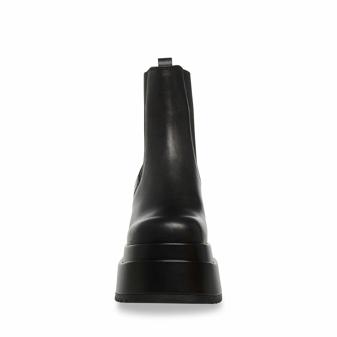 STEVEMADDEN Women's Shoes JESSE BLACK LEATHER