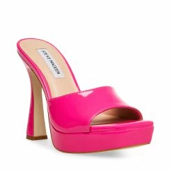STEVEMADDEN Women's Shoes JESSICA PINK PATENT