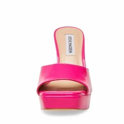 STEVEMADDEN Women's Shoes JESSICA PINK PATENT