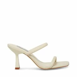 STEVEMADDEN JOY WHITE LEATHER Women's Shoes