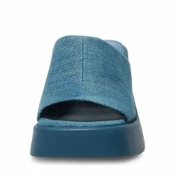 STEVEMADDEN KANE DENIM FABRIC Women's Shoes