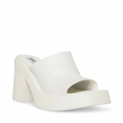 STEVEMADDEN KANE WHITE LEATHER