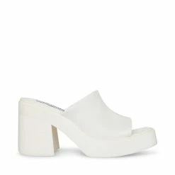 STEVEMADDEN KANE WHITE LEATHER