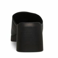 STEVEMADDEN Women's Shoes KATE BLACK LEATHER