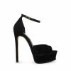 STEVEMADDEN KEIKO BLACK SUEDE