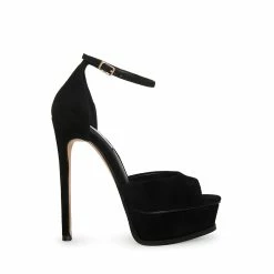 STEVEMADDEN KEIKO BLACK SUEDE
