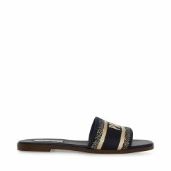 STEVEMADDEN Women's Shoes KNOX NAVY MULTI