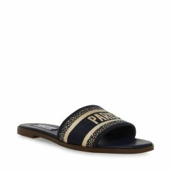 STEVEMADDEN Women's Shoes KNOX NAVY MULTI