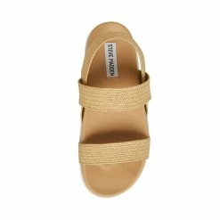 STEVEMADDEN Women's Shoes LANDMARK RAFFIA