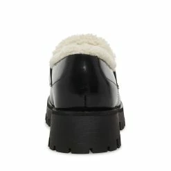 STEVEMADDEN LANDO-F BLACK LEATHER Women's Shoes