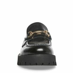 SteveMadden Women's Shoes LANDO BLACK LEATHER