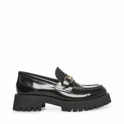 SteveMadden Women's Shoes LANDO BLACK LEATHER