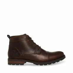 SteveMadden Men's LANIER BROWN LEATHER