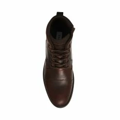 SteveMadden Men's LANIER BROWN LEATHER