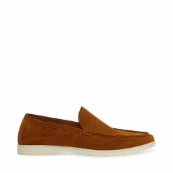 STEVEMADDEN LARKEN COGNAC SUEDE Men's