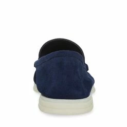 STEVEMADDEN LARKEN NAVY SUEDE