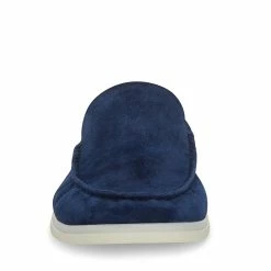 STEVEMADDEN LARKEN NAVY SUEDE