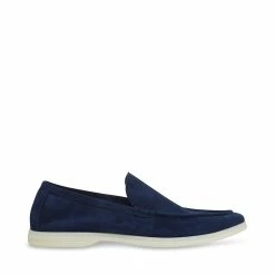 STEVEMADDEN LARKEN NAVY SUEDE
