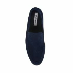 STEVEMADDEN LARKEN NAVY SUEDE